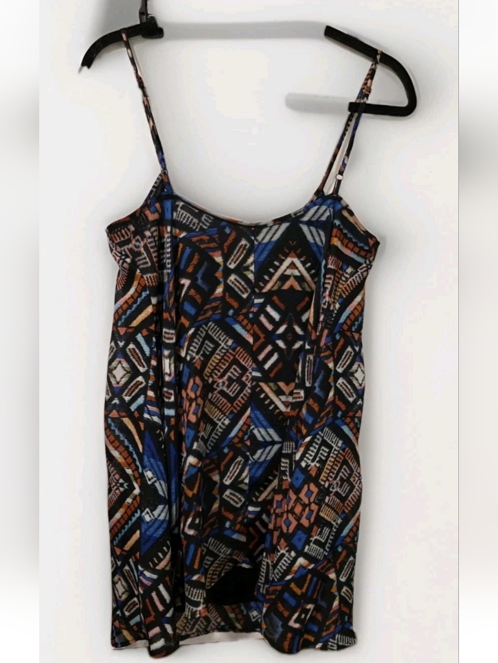 Show Me Your Mumu Bella Guatemala Trapeze Dress Geometric Mini Sz Med - Picture 11 of 15